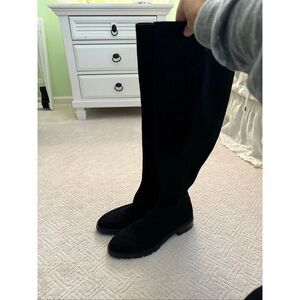 NWOB Stuart Weitzman Women's Suede Over The Knee Lug Sole Boots